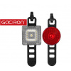 Bicyklové svietidlá Gaciron W08 II (W08F-80 + W08-10A, USB nabíjateľné), Combo Set