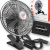 VEĽKÝ ROTAČNÝ VENTILÁTOR DO AUTA NASTAVITEĽNÝ OSCILÁCIA 12V a 24V