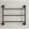 PMH Britta elektrický sušiak uterákov 859x712 mm, 42 W, ľavé pripojenie, Čierny PMH BR1B-L