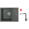 Sinks Drezy AMANDA 650 Titanium + Mix 3 P GR G11672