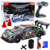 LEAN TOYS RC Drift Car Pretekárske auto Čierne karbónové 30km/h 1:16