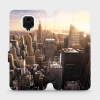 Flipové pouzdro Mobiwear - Xiaomi Redmi Note 9 Pro - M138P New York (Knížkové flip pouzdro, obal, kryt na mobil Xiaomi Redmi Note 9 Pro - M138P New York, materiál Umělá kůže + TPU - ochrana 360°, stoj