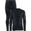 Pánský funkční set CRAFT Core Dry Fuseknit černý Velikost: XXL