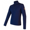 Mikina pánská SENSOR MERINO UPPER zip deep blue L
