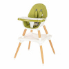 NEW BABY Jedálenská stolička 3v1 Grace green 101x61x61 zelená