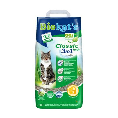 BIOKAT´S Biokat's Classic Fresh podstielka 10l