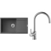 Set Sinks G14272 (dřez Ultima 860 XXL Titanium 72 + baterie Vitalia Chrom - lesklý)