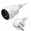 Predlžovací kábel AlzaPower predlžovací prívod 230V 1 zásuvka 5m biely (APW-LV-E5PA1W)
