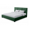 Wilsondo Čalúnená manželská posteľ s úložným priestorom Ottin 140x200 - zelená