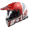 LS2 Helmets LS2 MX436 PIONEER EVO EVOLVE RED WHITE