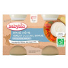 BABYBIO Brassé z kozieho mlieka marhuľa banán 2x 130 g 51089