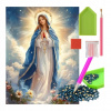 SADA DIAMANTOVÁ MOZAIKA DIAMOND PAINTING SVÄTÉ OBRÁZKY MÁRIA