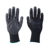 EXTOL PREMIUM 8856636 - rukavice z polyesteru polomáčané v PU, čierne, veľkosť 9