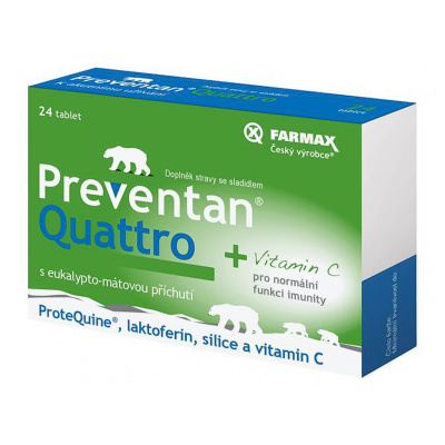 Farmax Preventan quattro vitamin C 24 tabliet