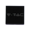 V-TAC WIFI Dotykový spínač (1NO) Amazon Alexa & Google Home Compatible ; čierne sklo (8423) VT-5003-B
