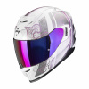 Integrálna prilba SCORPION EXO-520 EVO AIR FASTA bielo/fialová - Veľkosť XS