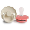 DVOJBALENIE CUMLÍKOV FRIGG DAISY CREAM/ POPPY, 0-6M, SILIKÓN