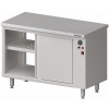 Průchozí stůl s ohřívací skříňkou posuvné dveře 1000x700x850 mm | STALGAST, 982197100 inox