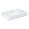 Grohe Cube Ceramic - Umývadlo, 80x49 cm, s prepadom, otvor na batériu, PureGuard, alpská biela 3946900H