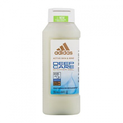 Adidas Deep Care New Clean & Hydrating pečující sprchový gel 250 ml pro ženy