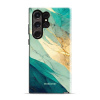 Odolný obal Mobiwear Elite Pro - Samsung Galaxy S23 Ultra - EP37E Zlatavý a zelenkavý mramor (Odolné pouzdro, obal kryt Mobiwear Elite Pro - maximální ochrana mobilu, zesílené hrany, přesné výřezy, po