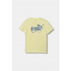 Detské bavlnené tričko Puma GRAPHIC No. 1 Logo Tee G žltá farba, 688497 688497. 164