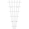 Vějířová mříž 150 cm x 75 cm antracitová