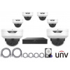 5MPx IP kamerový set UNIVIEW 6+1 (dome)