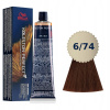 Wella Koleston Perfect Trvalá farba na vlasy s permanentným farbením 100 % pokrytie šedivých vlasov 6/74 60 ml