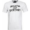 pánske tričko THRASHER SKATE AND DESTROY White S