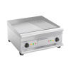 Royal Catering Elektrická grilovacia platňa - dvojitá - 60 cm - hladký a rebrovaný povrch - 6 400 W RCG-60GB