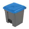 Pedálový/nášľapný zberač odpadkov ,objem 30 l, š x v x h 410 x 435 x 400 mm EUROKRAFTbasic