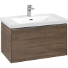 VILLEROY & BOCH Subway 3.0 závesná skrinka pod umývadlo, 1 zásuvka, s LED osvetlením, 772 x 478 x 429 mm, Arizona Oak, C573L0VH