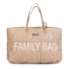Childhome Cestovná taška Family Bag Puffered Beige