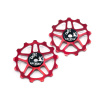 JRC Components kladky prehadzovačky 13z. keramické JRC pre Shimano 12r. MTB Farba: Červená