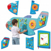 Viga Toys veľká interaktívna hra na stenu lietadlo