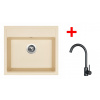 Sinks Solo 560 Sahara + Arco čierny matný