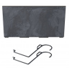 PROSPERPLAST Truhlík s hákmi URBI CASE BETON EFFECT W antracit 58cm
