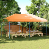 vidaXL Skladací pop-up párty stan oranžový 580x292x315 cm - Oranžová - 42999-184480