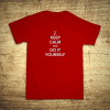 Keep calm and do it yoursefl, Barva Červená, Velikost M Bezvatriko.cz 108064
