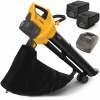 Stiga akumulátorový fúkač 5 kg (AKUMULÁTOROVÝ VYSÁVAČ STIGA VS 100E SET 2X 4AH 600 W 55 M/S)