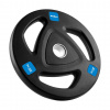 Rubberized cast iron weight set 30kg ( 8x1.25kg + 4x2.5kg + 2x5kg ), Olympic hole 51mm, REBEL ACTIVE