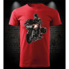 Moto tričko s motorkárskou potlačou