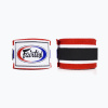 Boxerské bandáže Fairtex Handwraps 455 cm red/white/blue