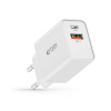 Tech-Protect NC30W sieťový nabíjací adaptér USB-A + zásuvka typu C, PD30W, QC3, biely