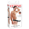 FETISH FANTASY SERIES 8'' HOLLOW STRAP ON NERO