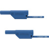 Schützinger VSFK 8700 / 1 / 200 / BL bezpečnostné meracie káble [4 mm zástrčka - 4 mm zástrčka] 200.00 cm modrá 1 ks; VSFK 8700 / 1 / 200 / BL