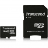 Transcend microSDHC 16GB Class 10 + SD adaptér (TS16GUSDHC10)