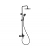 KFA Armatura | KFA Armatura 5036-910-81 - Sprchová sada s batériou MOZA mosadz/matná čierna | KF0117