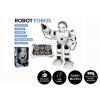 Teddies Robot RC FOBOS plast interaktívny chodiaci 40cm česky hovoriaci na batérie s USB